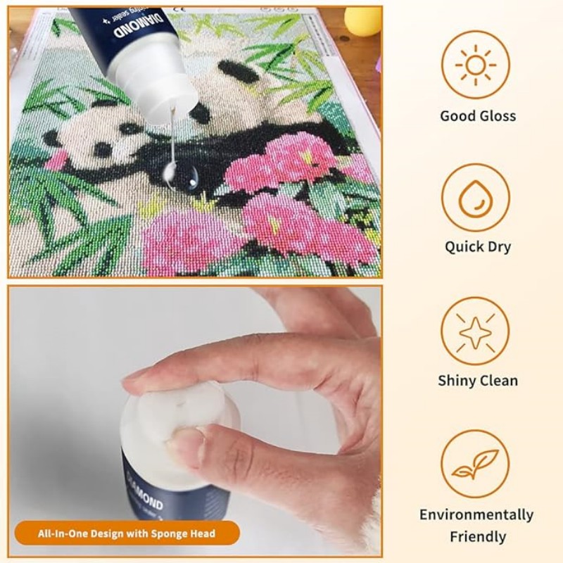 120ml Glue for Diamond Paintin - Diamond Painting Kit 评论和价格