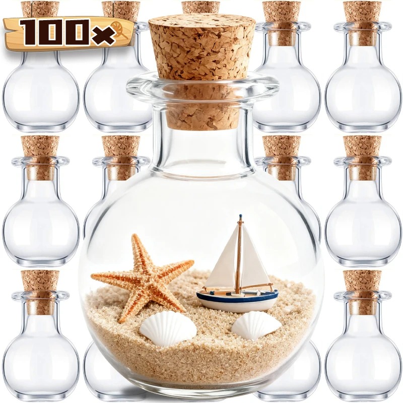 Transparent Mini Cork Stopper  - Art And Craft For Xmas 评论和价格
