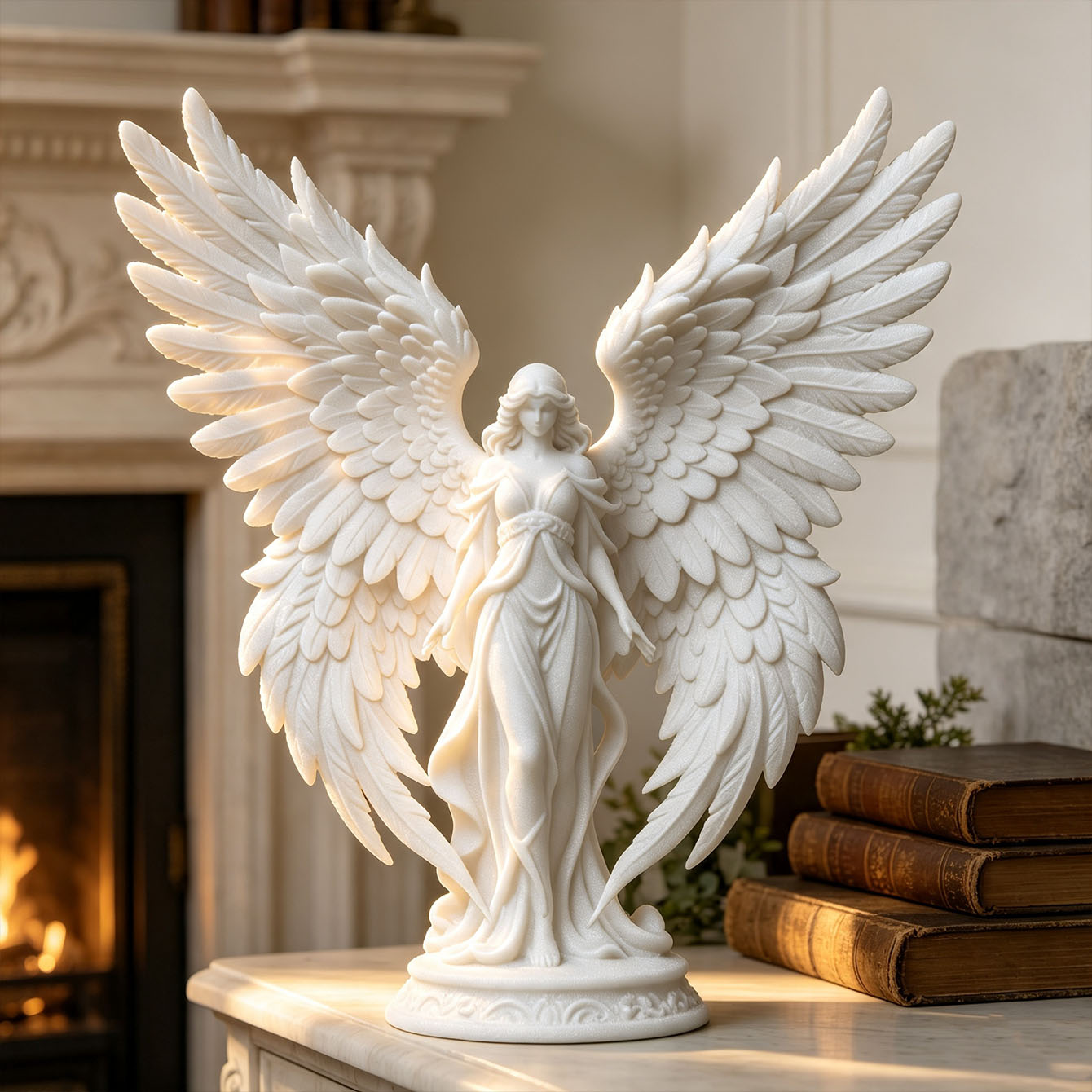 Light Luxury 3D Printed Angel  - Light Art And Craft 评论和价格