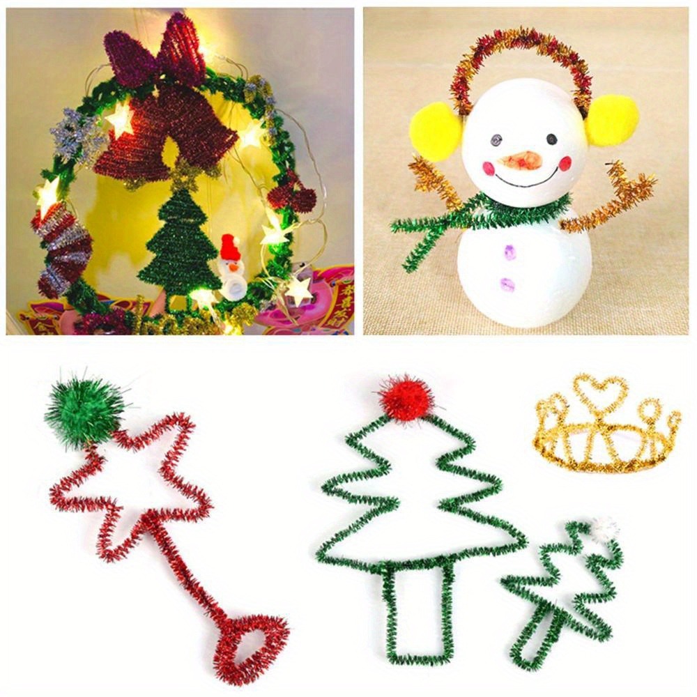 Sparkling Plush Pipe Cleaners  - Art Craft House Making 评论和价格