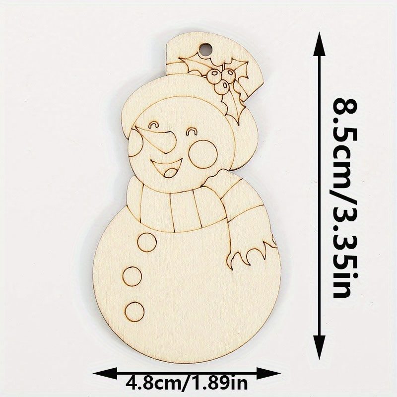 Paintable Blank Wooden Christm - Art And Craft For Xmas 评论和价格