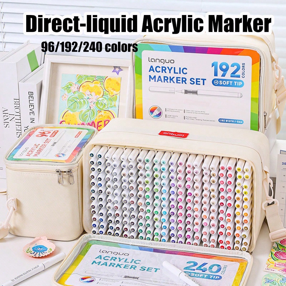Languo 96/240 Colors Direct Li - Illustration Marker Set 评论和价格