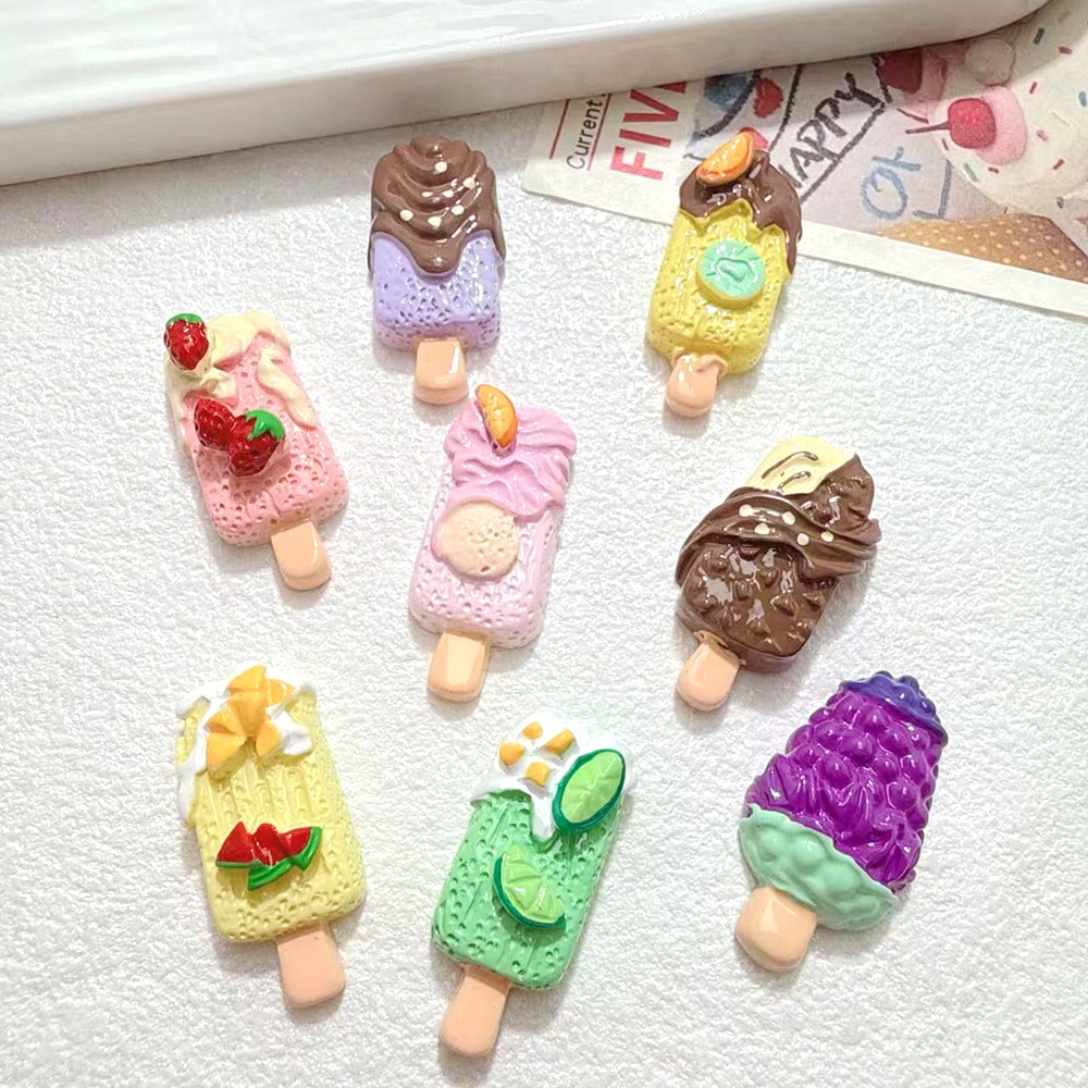 10/100pcs Cute Miniatures Doll - Art Craft Ice Cream 评论和价格